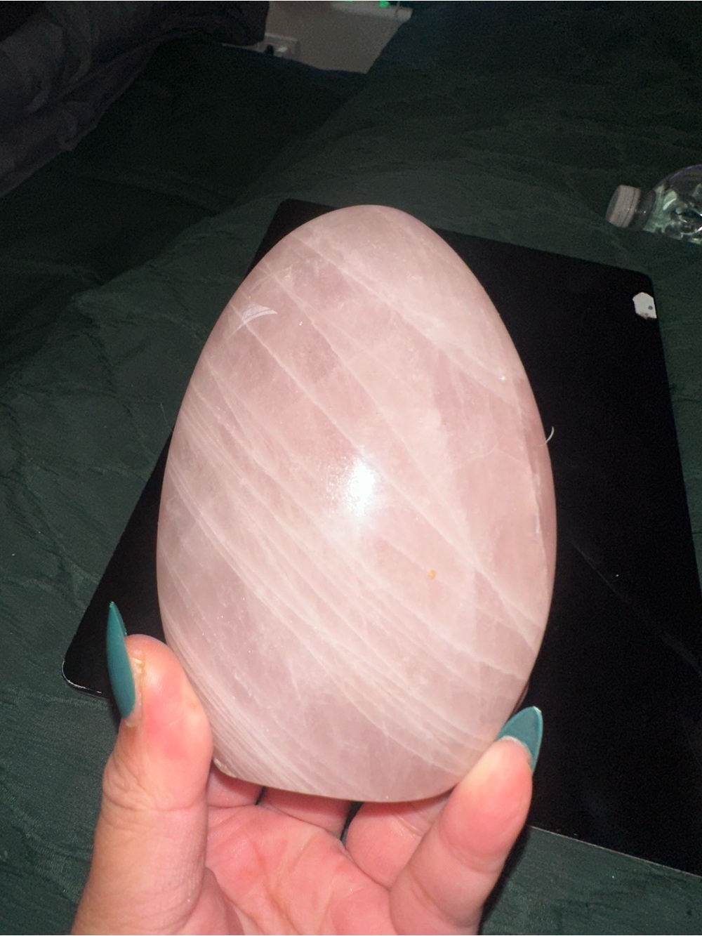 XL 5inches Star Rose Quartz Decorative Freeform Crystal Stone